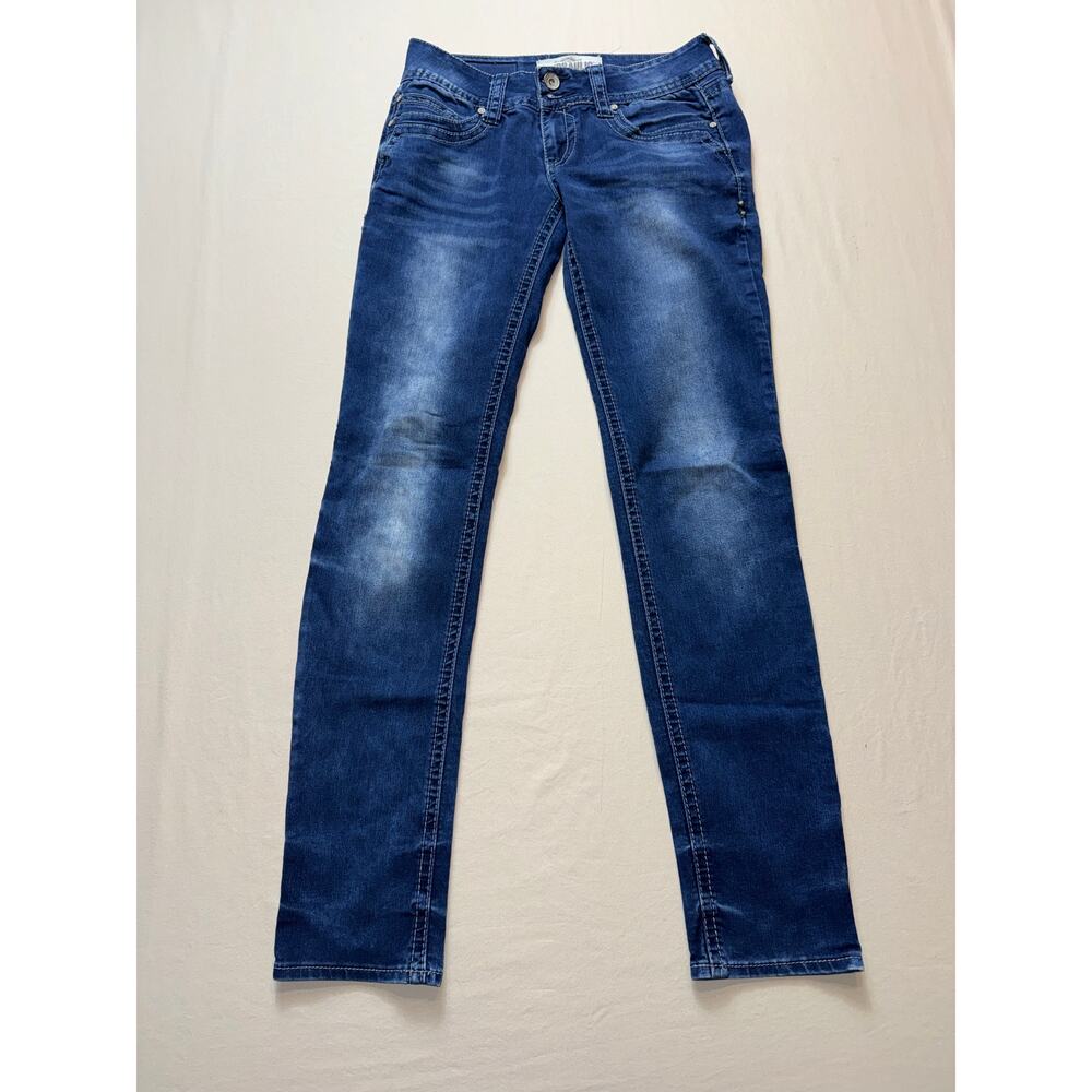Womens Hydraulic Gramercy Skinny Jeans‎ Size 4 Stretch Denim Blue